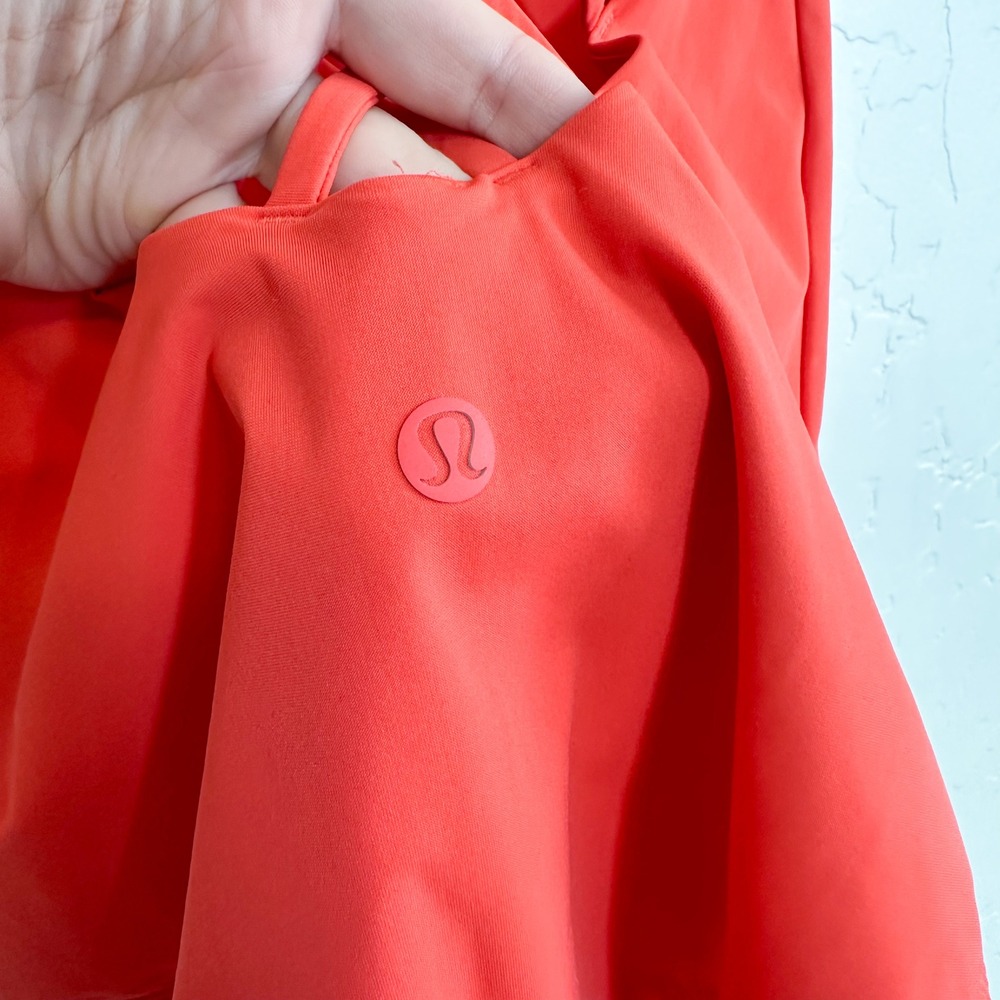 Lululemon | Coastline One-Piece Swimsuit in Red Orange Size 4 - Picture 4 of 4